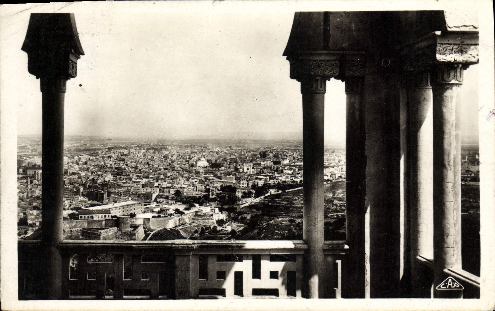 CPM Oran Vue Prise Du Belvedere