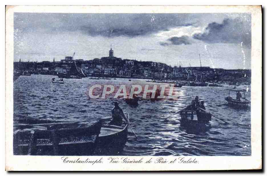 CPA Constantinople Vue generale de Peira et Galata 