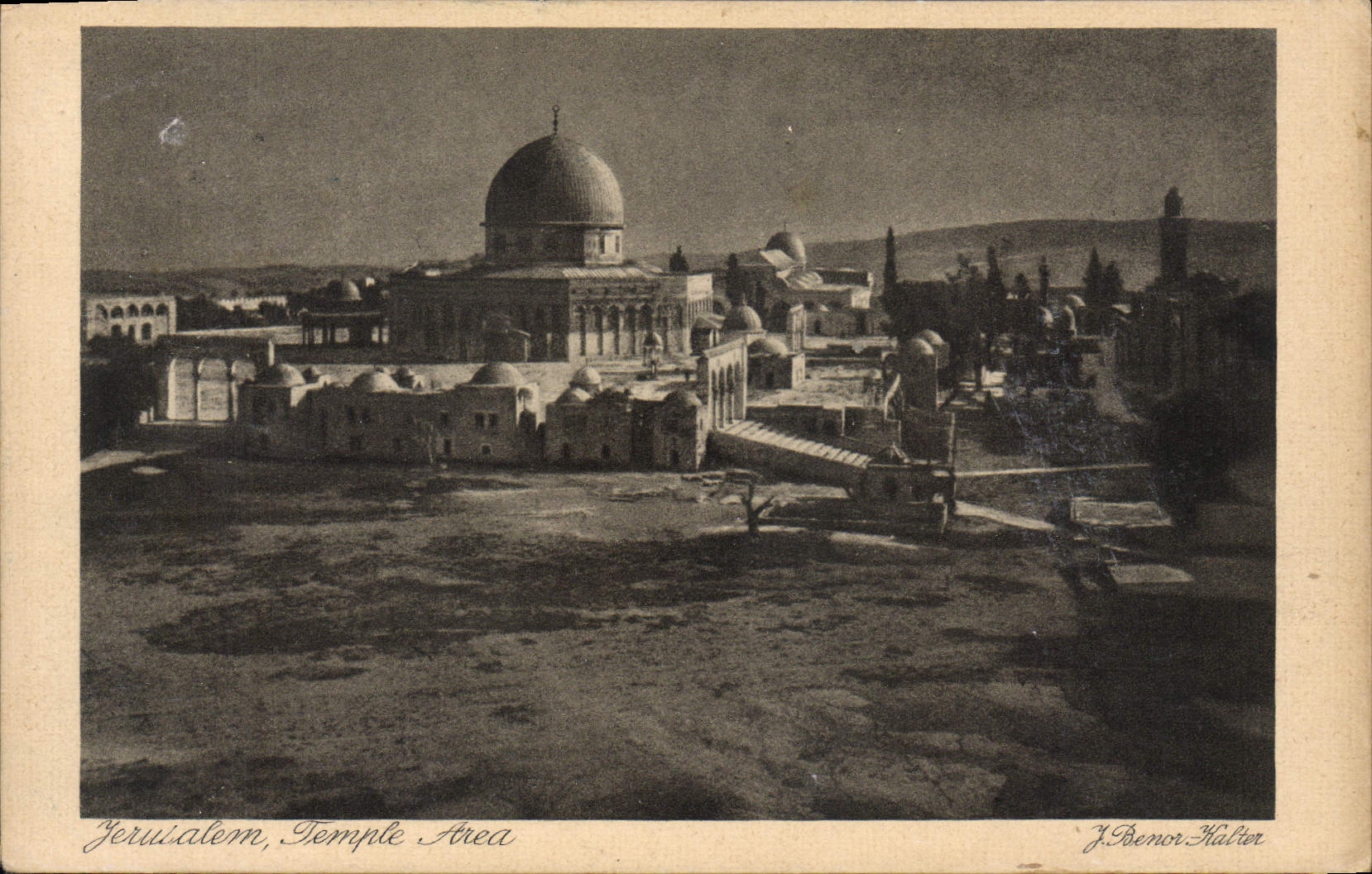 Jérusalem, Temple Area — J. Benor-Halter