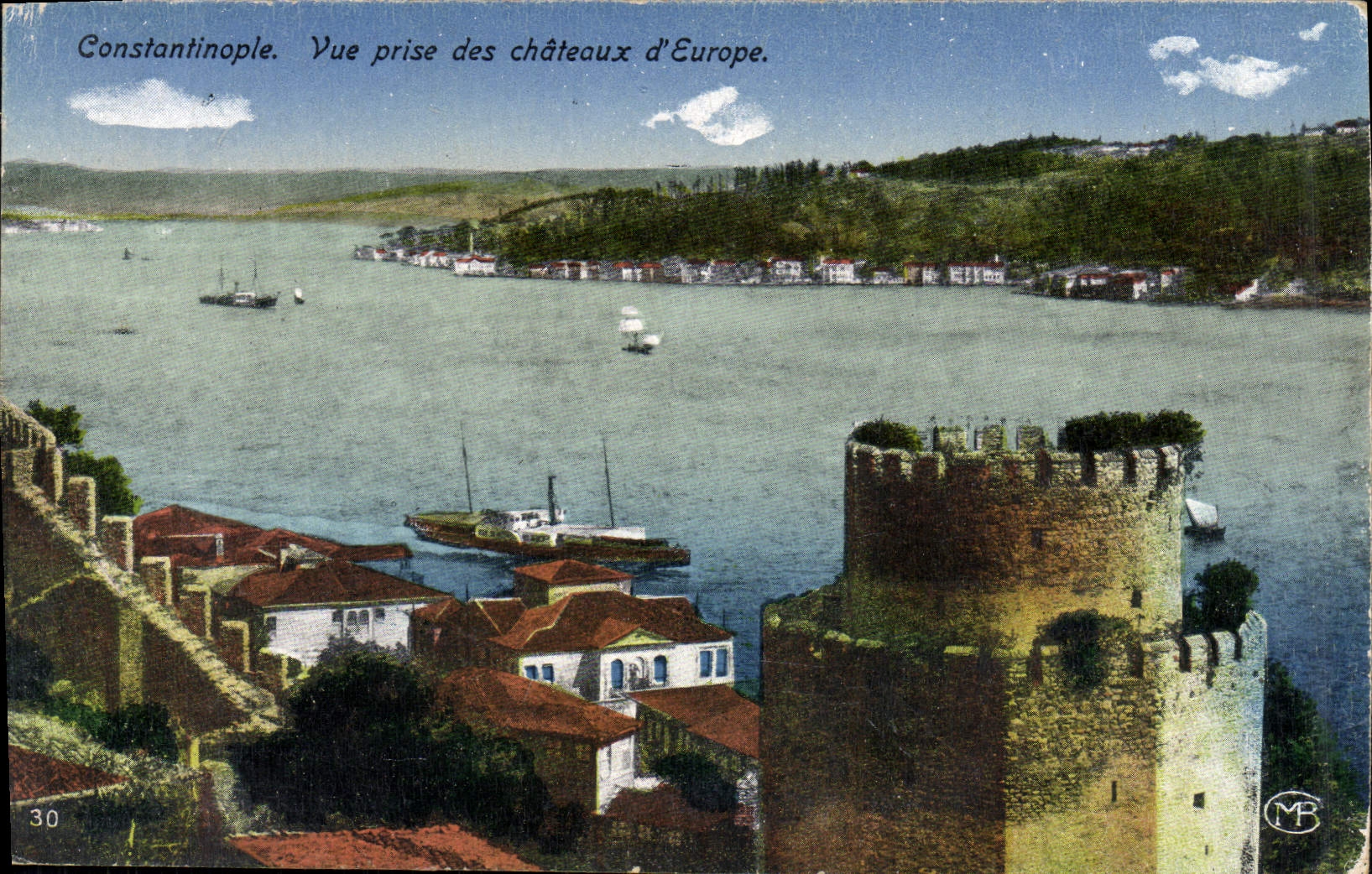 CPA Constantinople Vue Prise Des Chateaux
