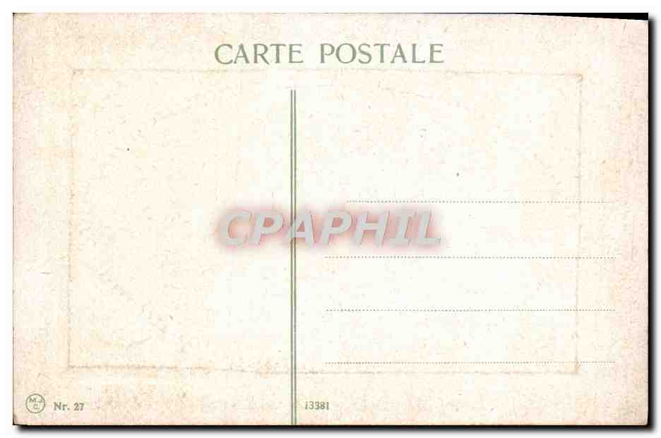 CPA Constantinople Grande rue de Pera — Verso