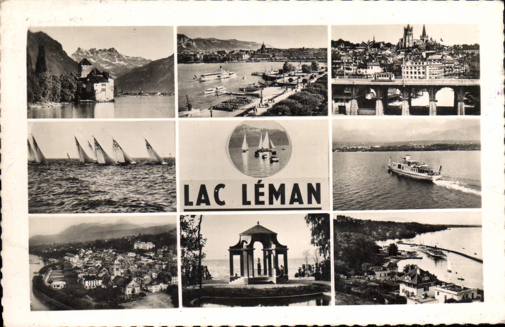 CPM Quelques Vues Du Lac Leman