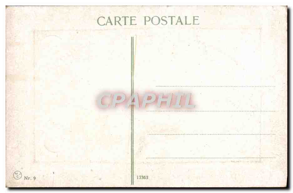 CPA Constantinople Hommes Folklore — Verso