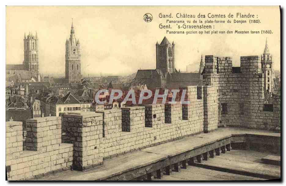 CPA Gand Gent Chateau Des Comtes De Flandre