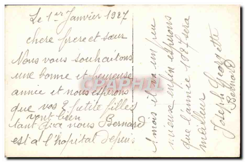 CPA Fantaisie Enfant — Rückseite
