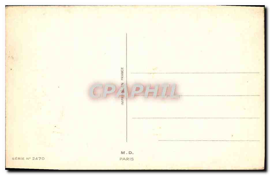CPA Fantaisie Fleurs — Verso