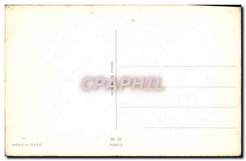 CPA Fantaisie Fleurs — Verso