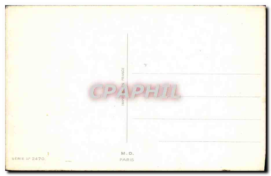 CPA Fantaisie Fleurs — Verso