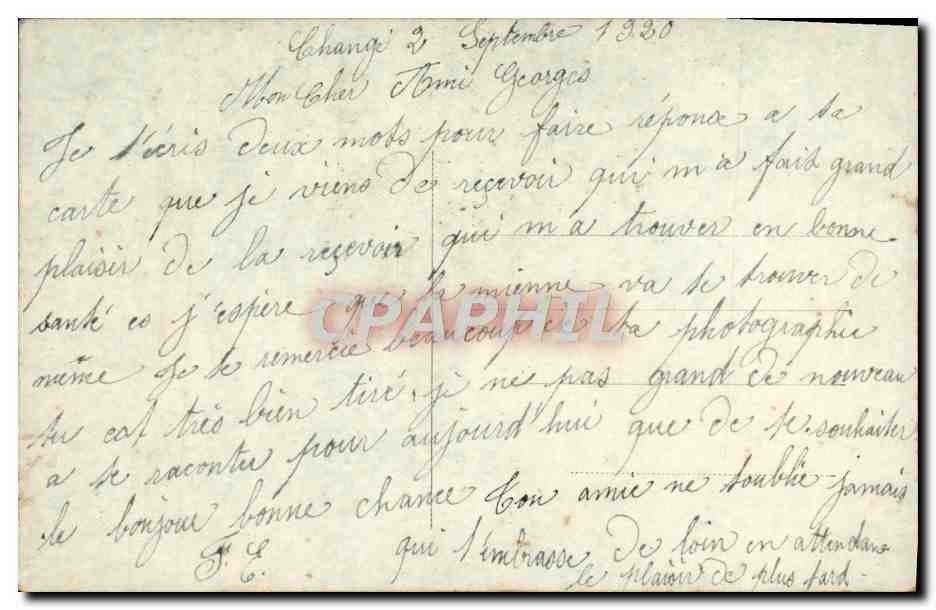 CPA Fantaisie Femme — Verso