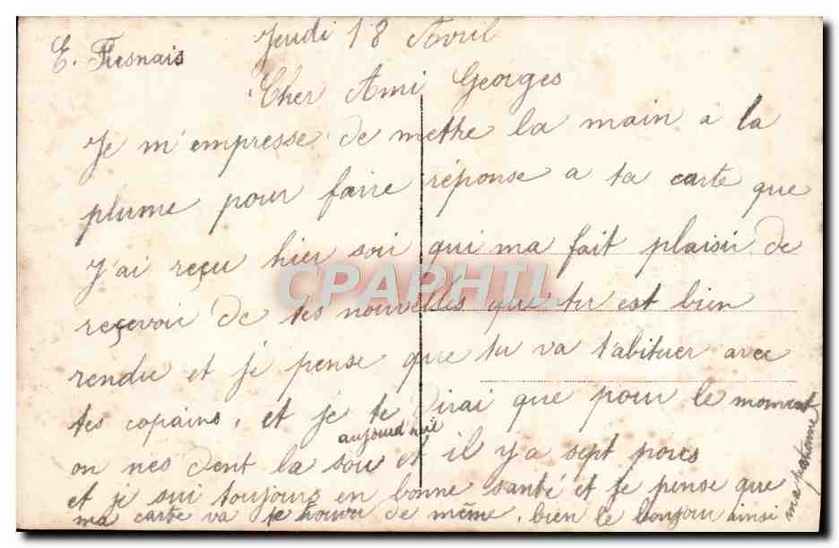 CPA Fantaisie Fleurs — Verso