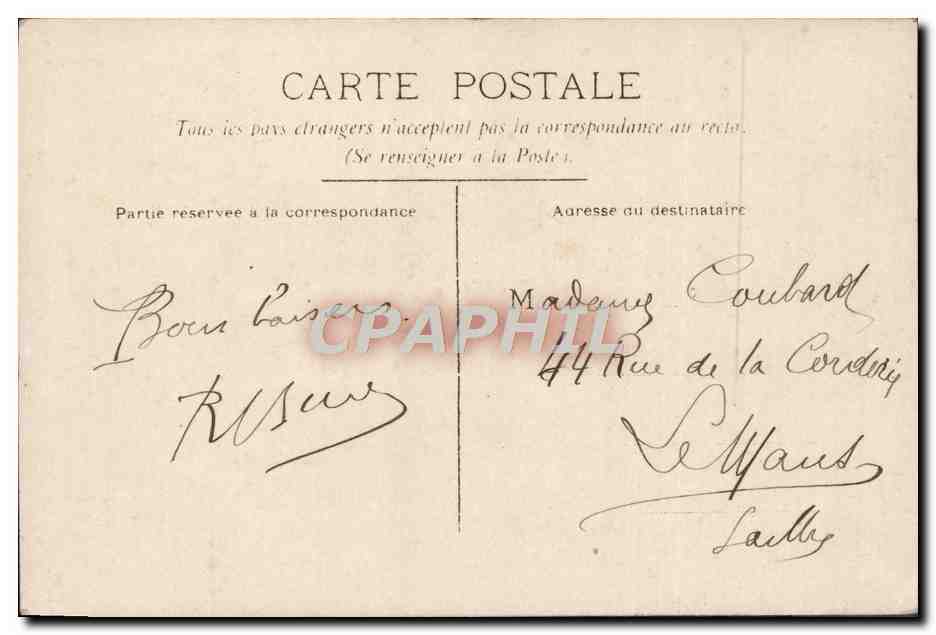 CPA Fantaisie Enfant — Rückseite