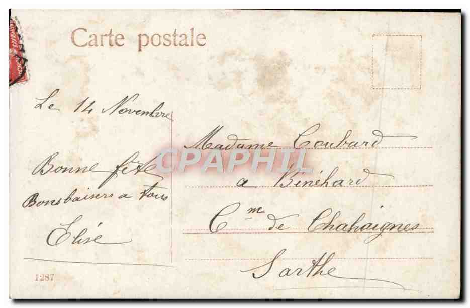 CPA Fantaisie Enfant — Rückseite