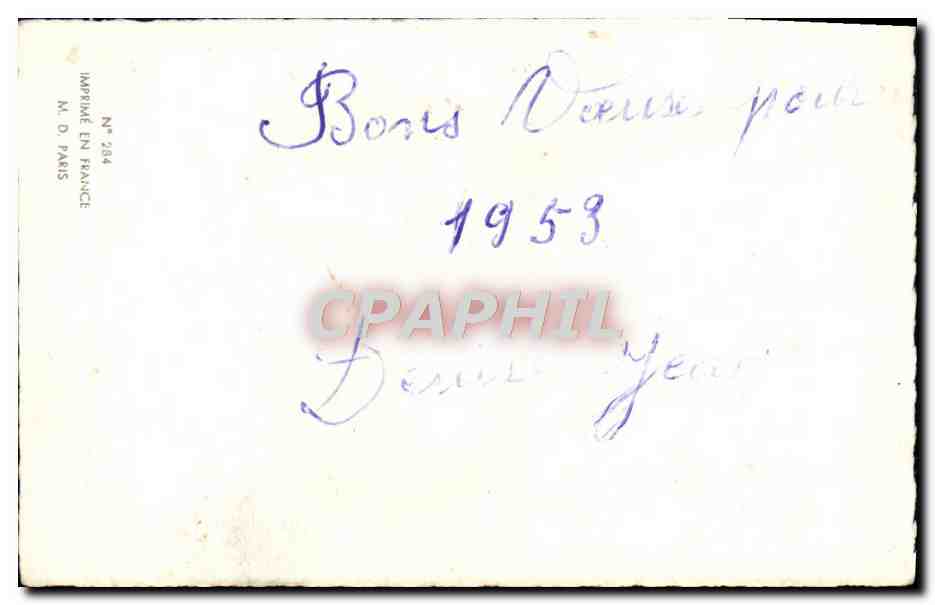 CPA Fantaisie Bonne annee  — Rückseite