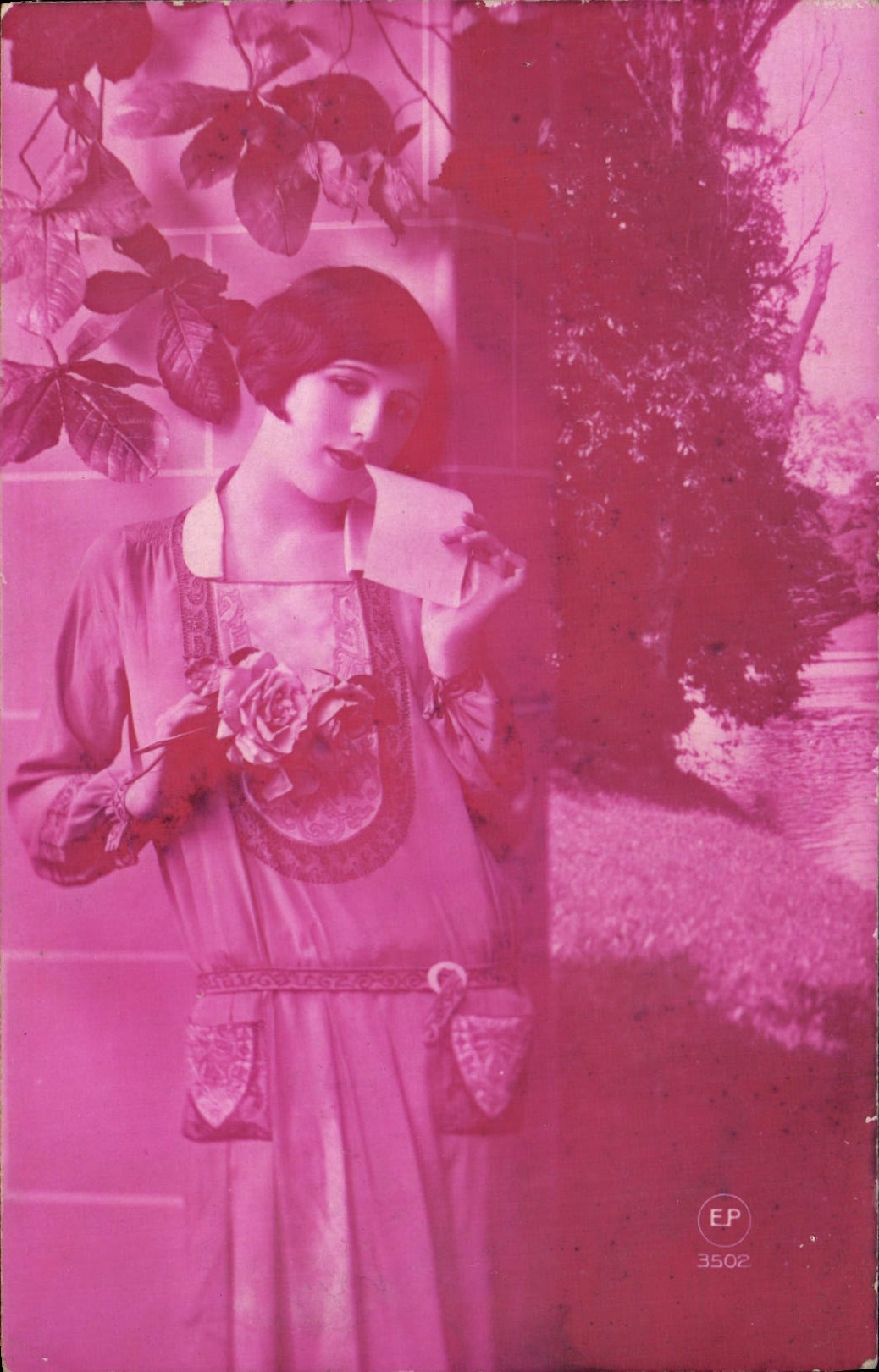 CPA Fantaisie Femme