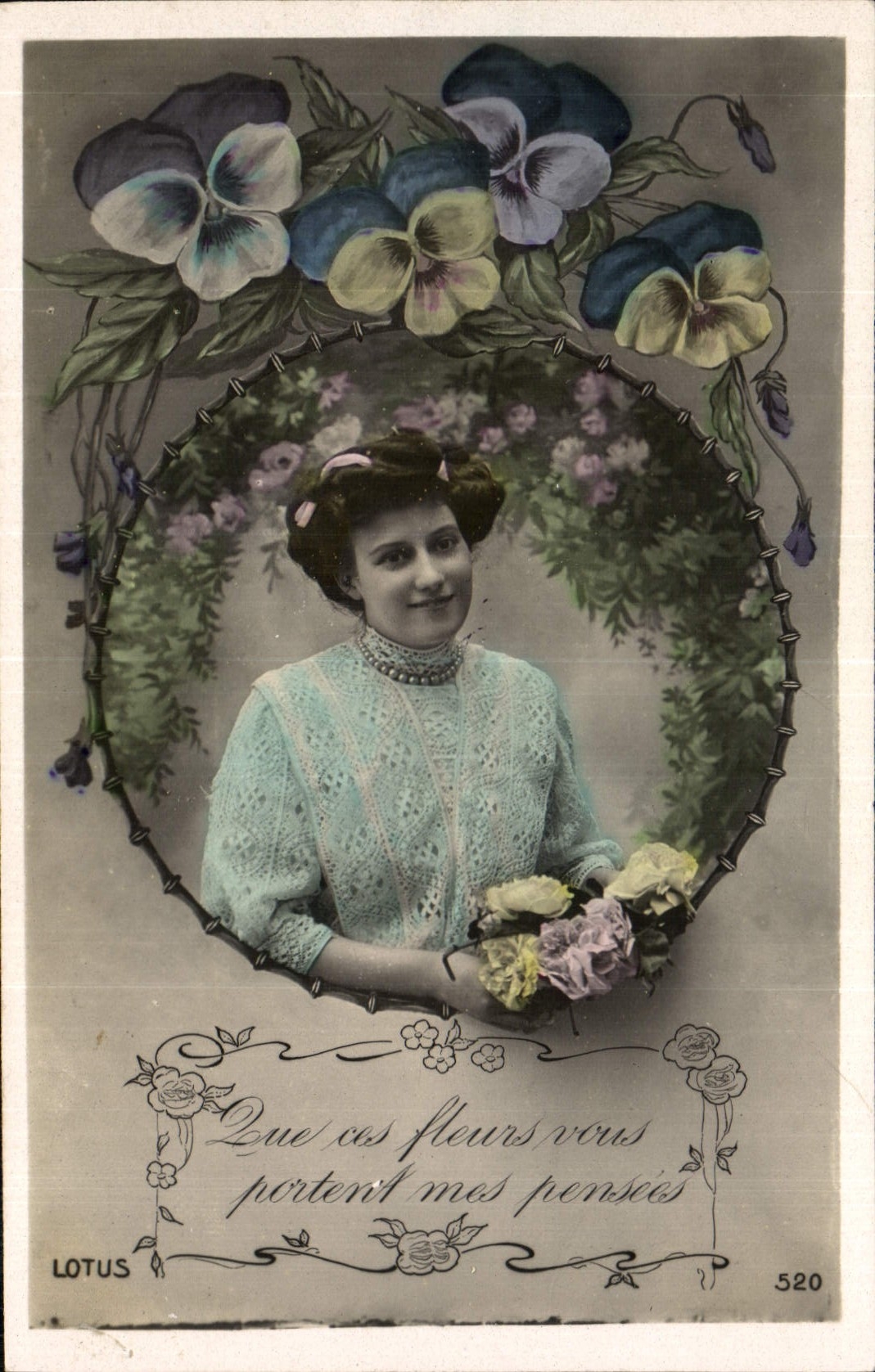 CPA Fantaisie Femme