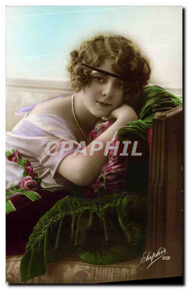 CPA Fantaisie Femme