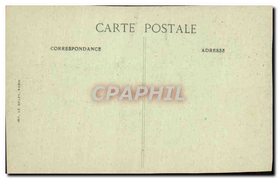 CPA Paris Les fetes de la Victoire 14 juillet 1919 Le defile Les etendards americains Militaria — Verso