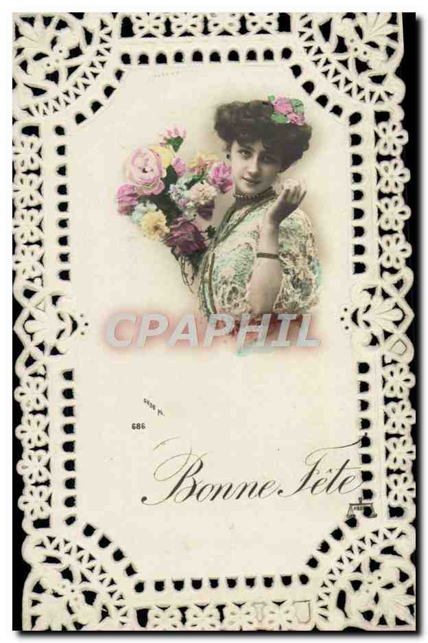 CPA Brodee Fantaisie Femme