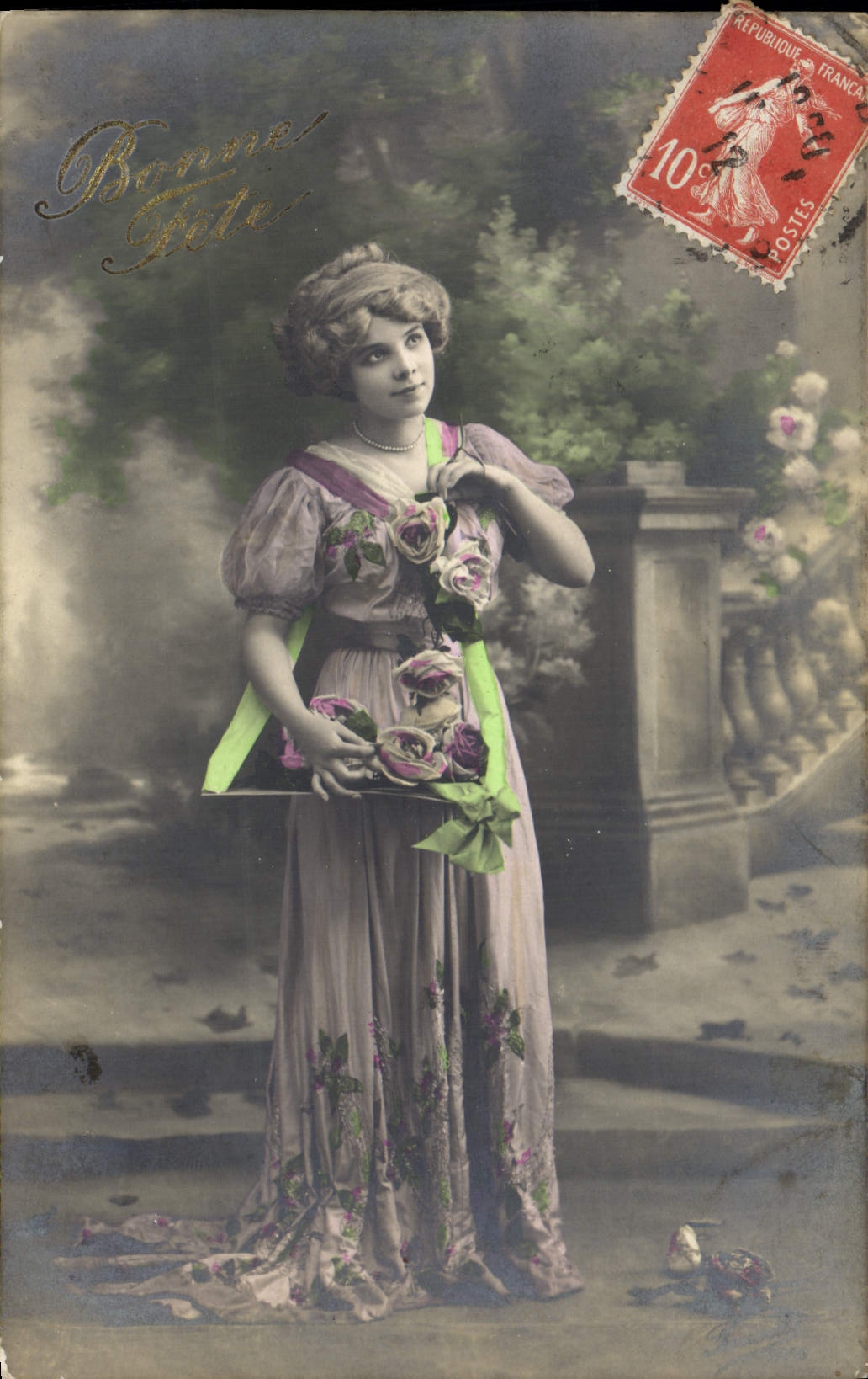 CPA Fantaisie Femme