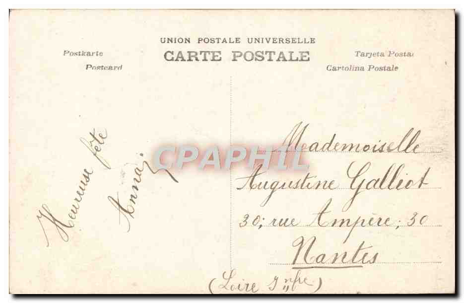 CPA Fantaisie Enfant — Rückseite