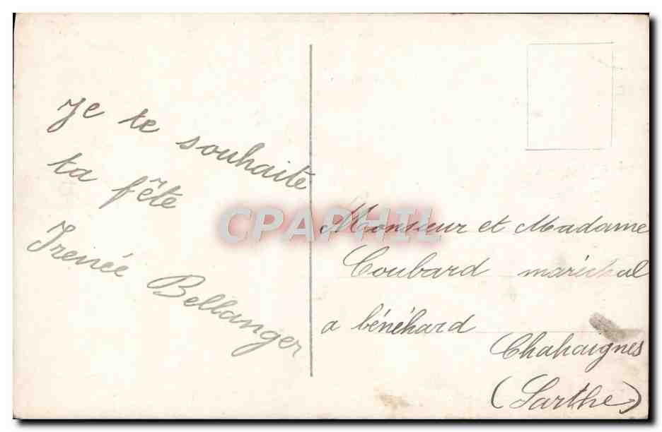 CPA Fantaisie enfant Telephone — Rückseite