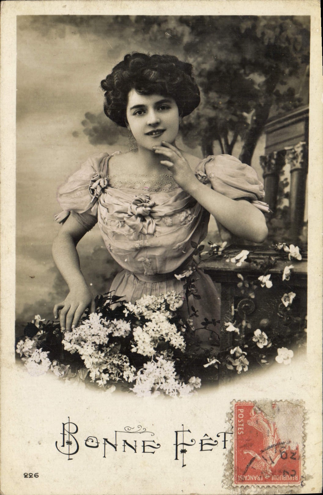 CPA Fantaisie Femme
