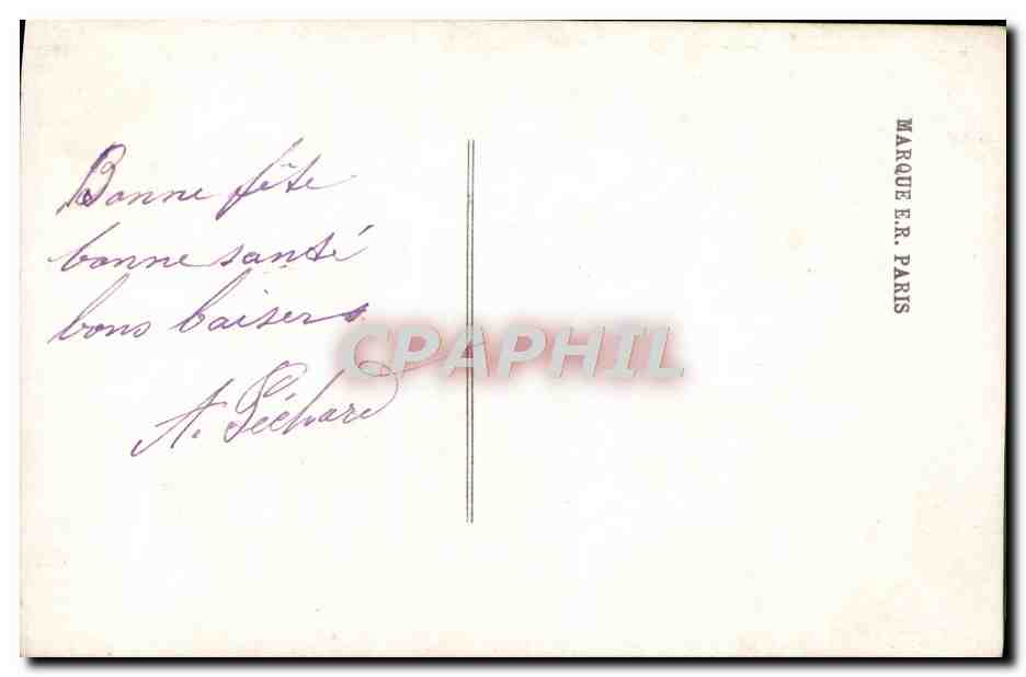 CPA Fantaisie Enfant — Rückseite