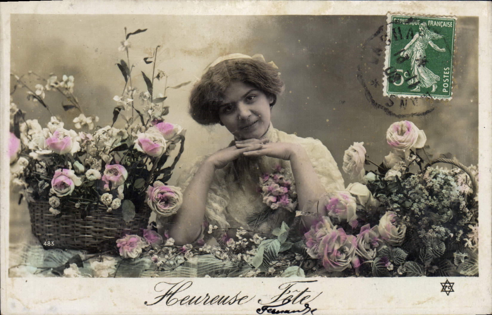 CPA Fantaisie Femme