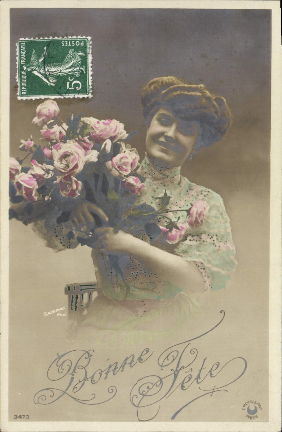 CPA Fantaisie Femme