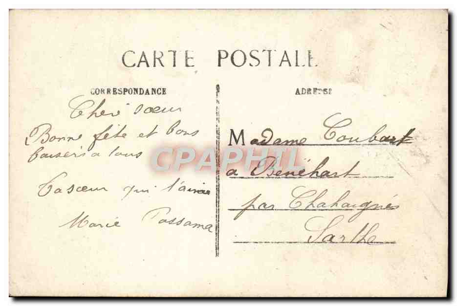CPA Fantaisie Enfant — Rückseite
