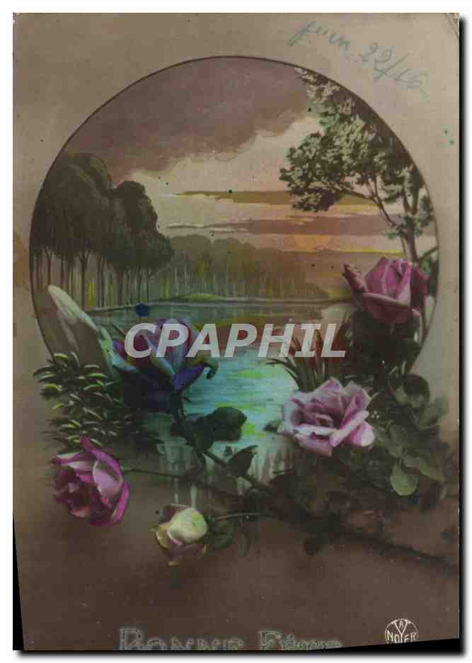 CPA Fantaisie Fleurs