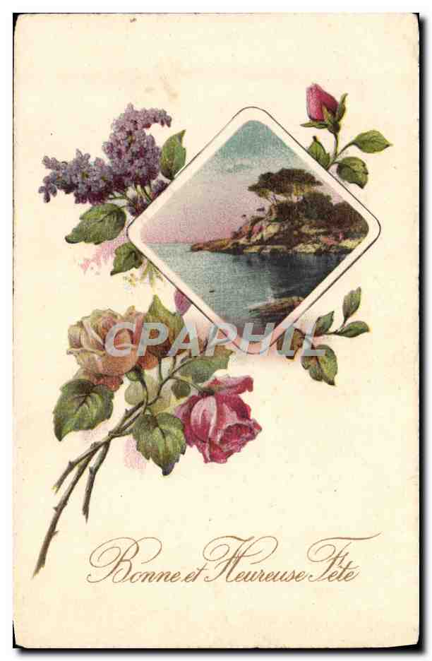 CPA Fantaisie Fleurs