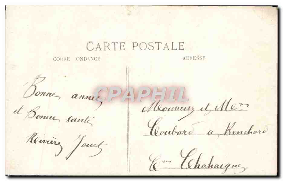 CPA Fantaisie Femme — Verso