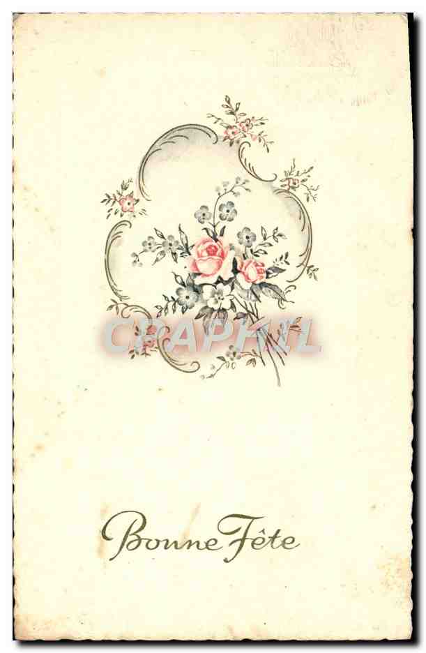 CPA Fantaisie Fleurs