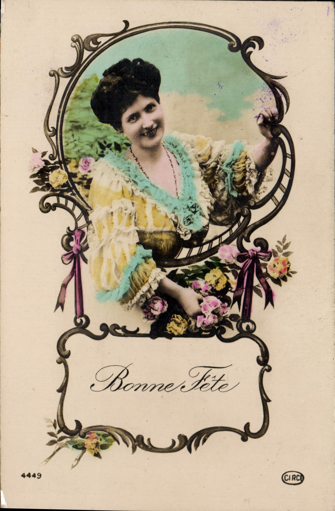 CPA Fantaisie Femme