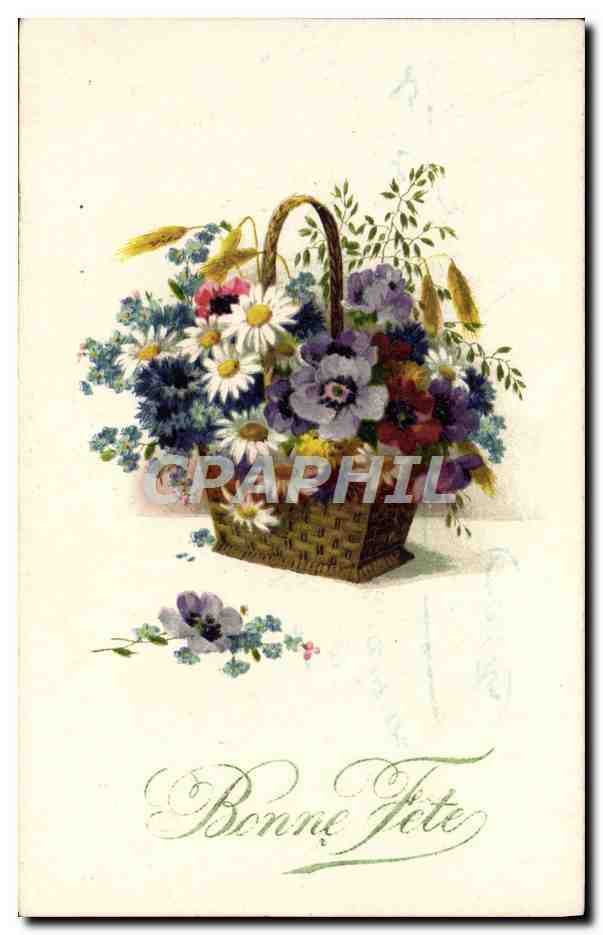 CPA Fantaisie Fleurs