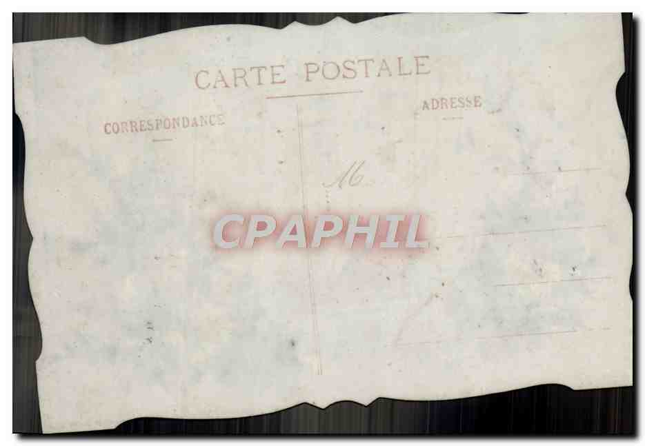 CPA Fantaisie Poisson Fleurs (carte transparente dessin a la main) — Rückseite