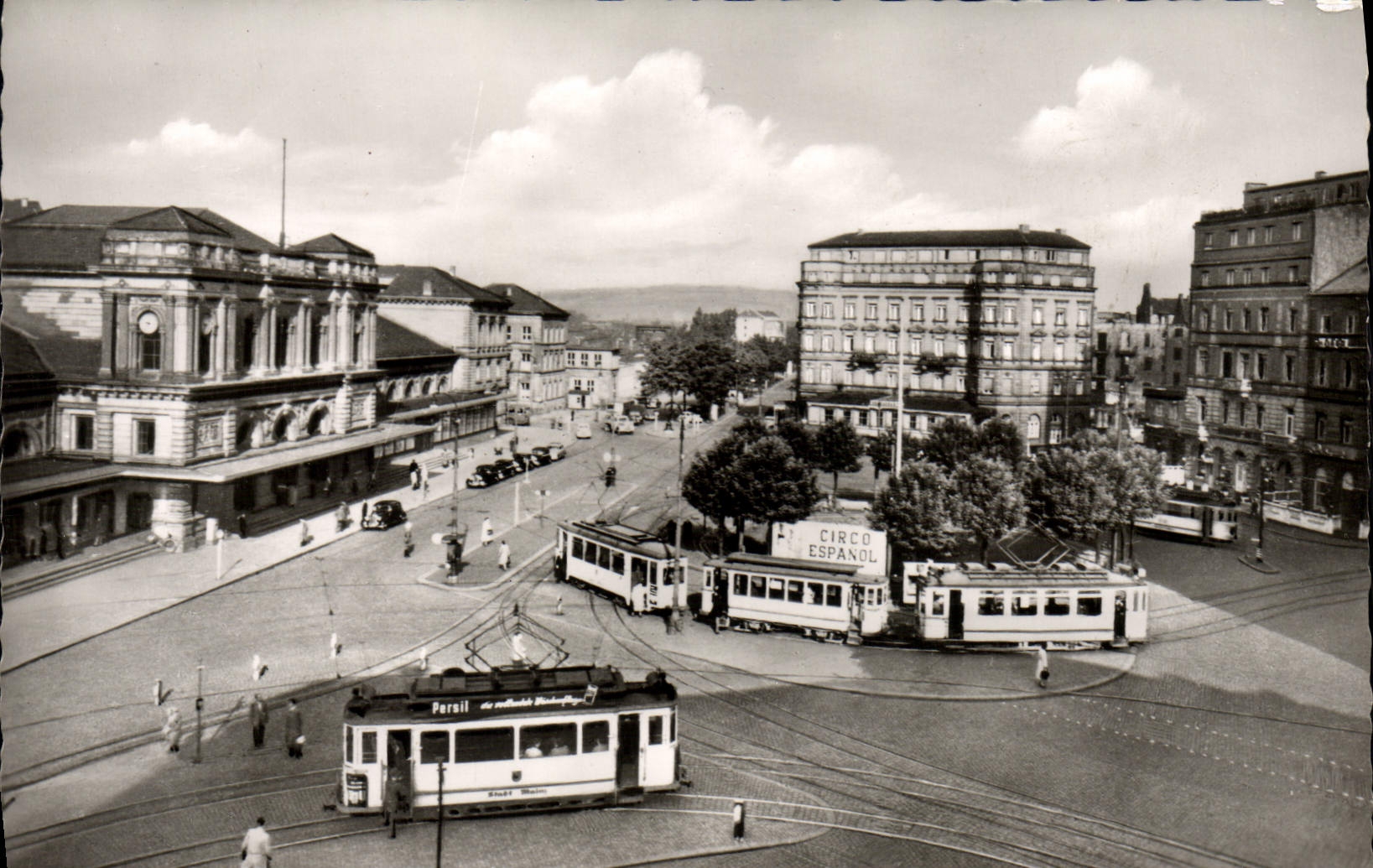 CPM Mainz Hauptbahnhof Circo Espanol Tramway Cirque 