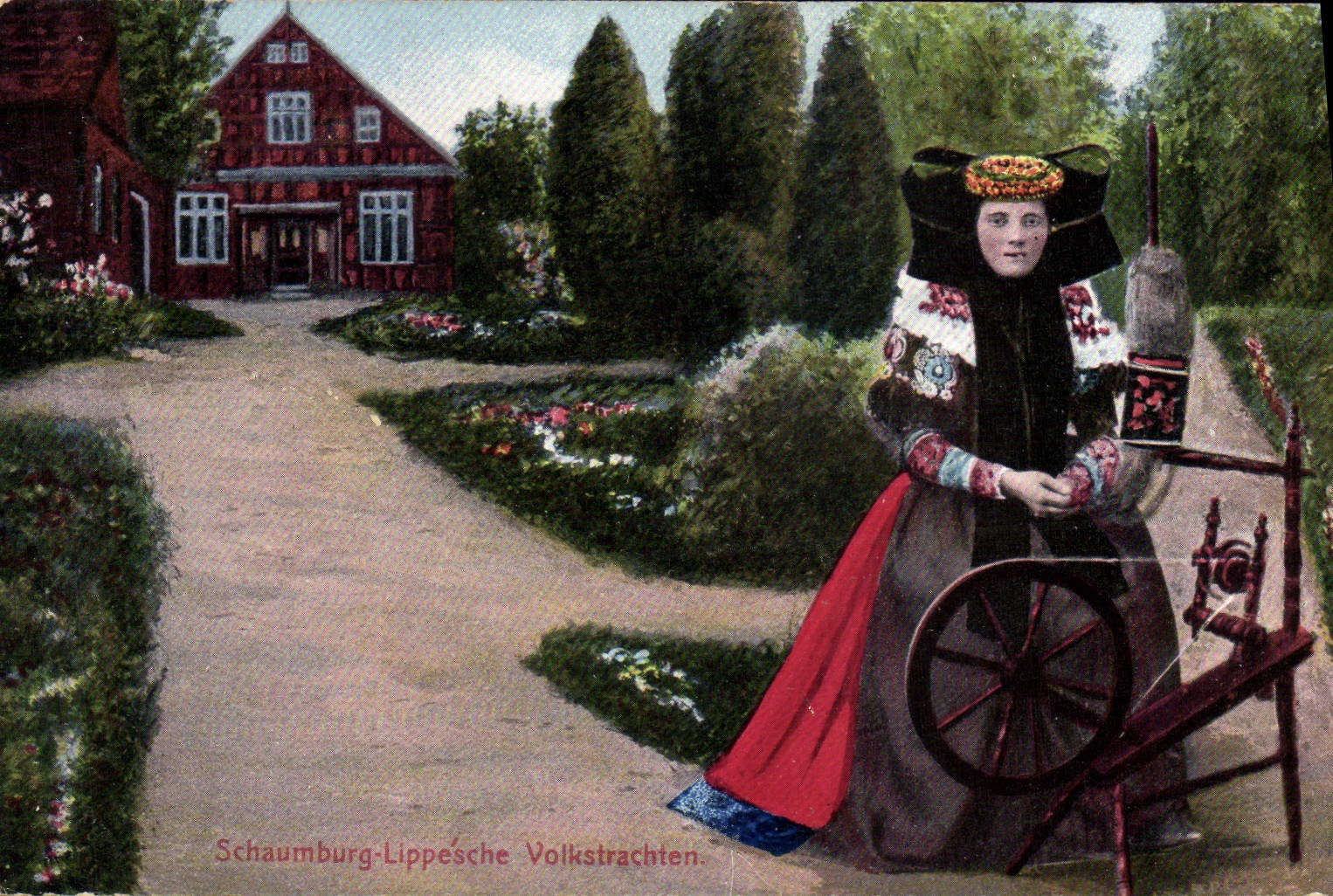 CPA Schaumburg Lippesche Volkstrachten Folklore 