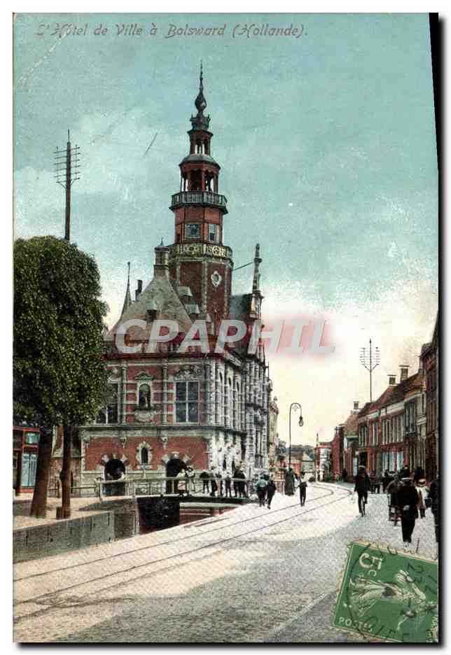 Hôtel de Ville à Bolsward (Hollande) — éditeur inconnu, n° de série non visible