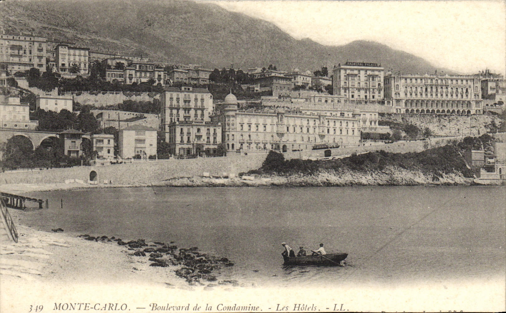 CPA Monte Carlo Boulevard de la Condamine Les hotels 