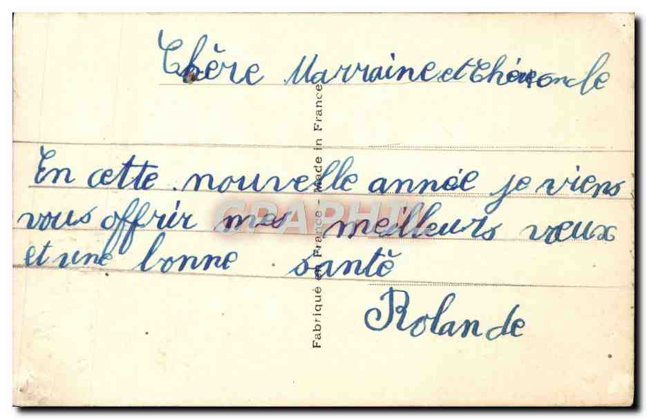 CPA Fantaisie Enfant — Rückseite