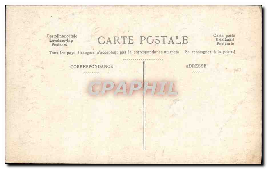 CPA Fantaisie Femme — Rückseite