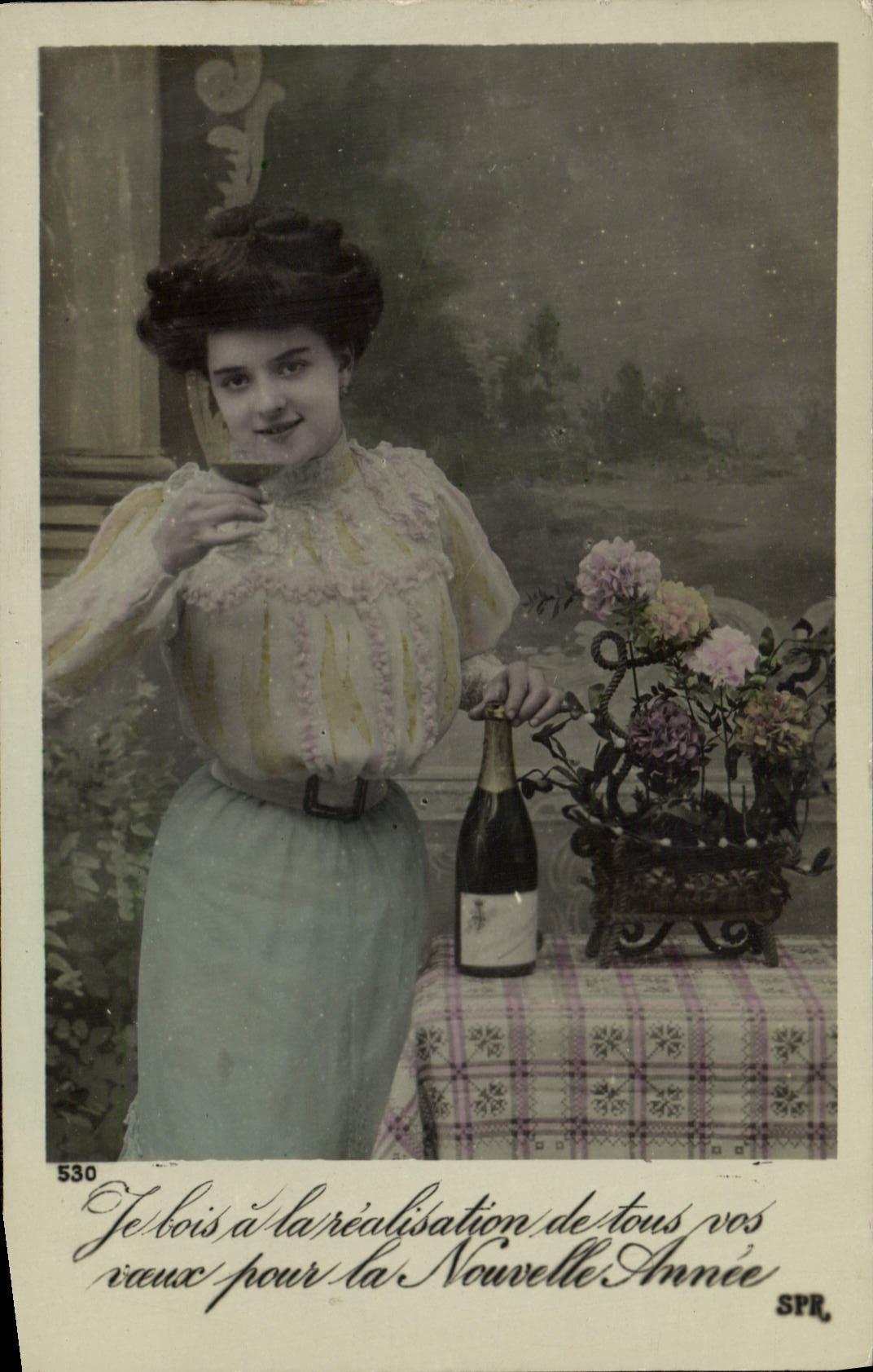 CPA Fantaisie Femme