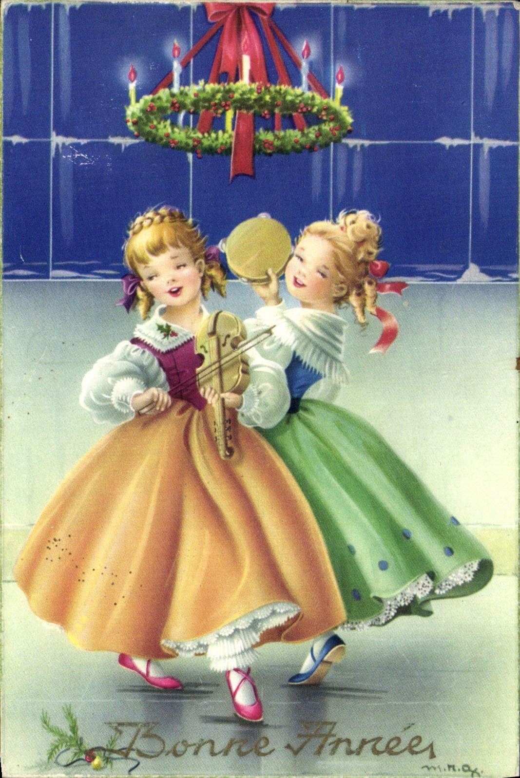 CPA Fantaisie Enfants Violon 