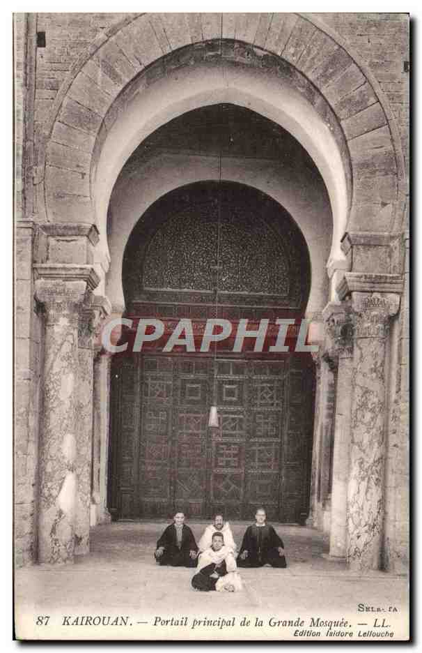 CPA Kairouan Portail Principal de la Grande Mosquee