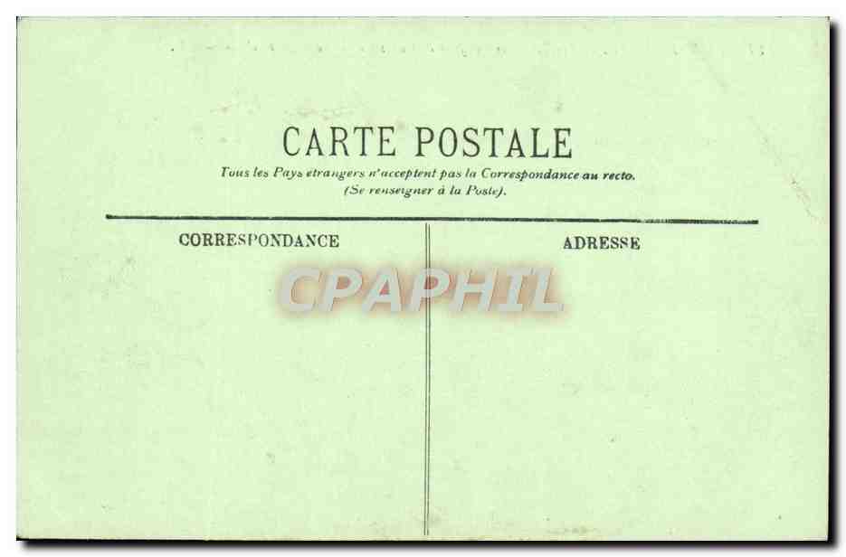 CPA Monte Carlo Les Terrasses un Jour de Courses automobiles  — Verso