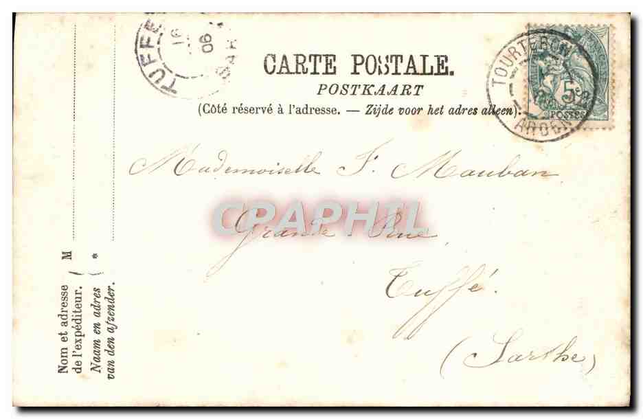 CPA Namur La Sambre et la Citadelie — Rückseite