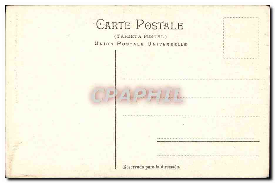 CPA Establecimiento San pedro Gral Campos Carniceria — Rückseite