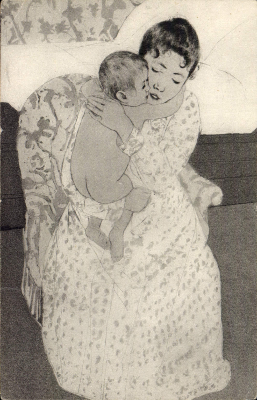 CPM Mary Cassatt Tendresse